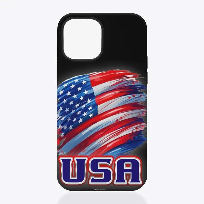 iPhone USA Flag Tough Case