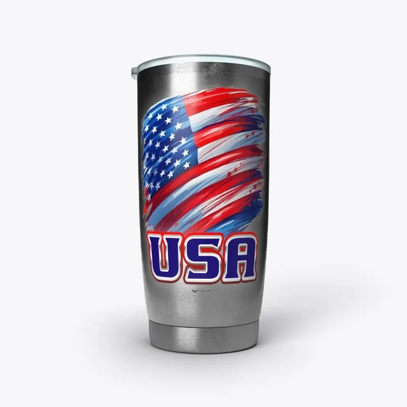 USA AMERICAN FLAG Tumbler