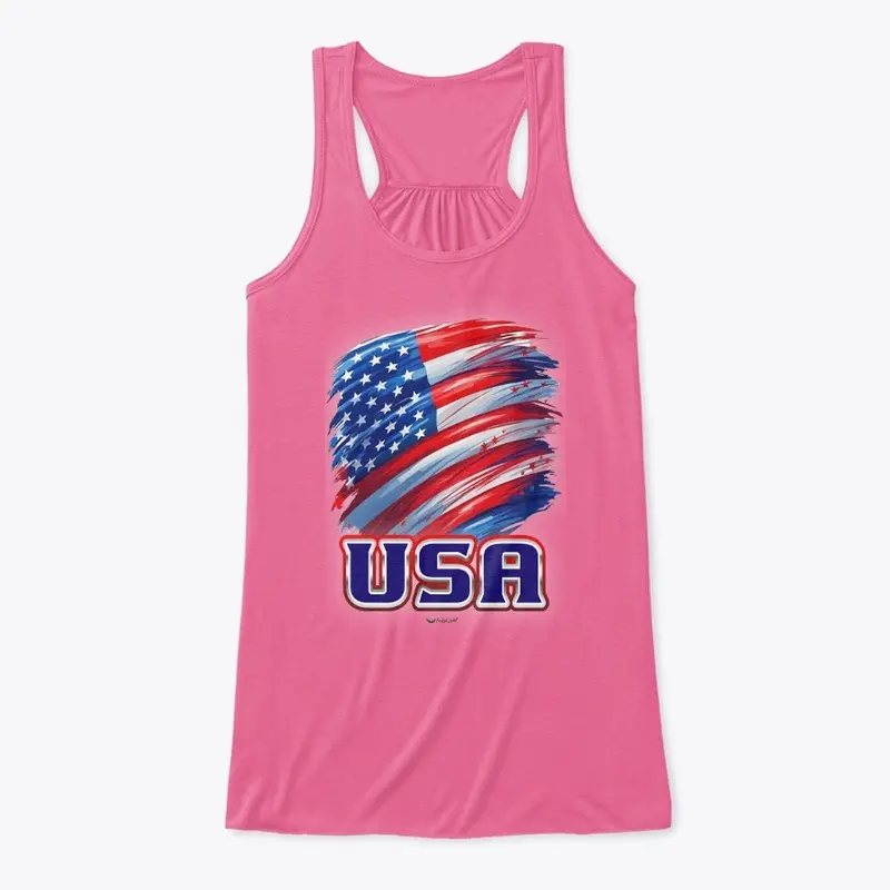 USA Patriot Pride Women's Flowy Tank 