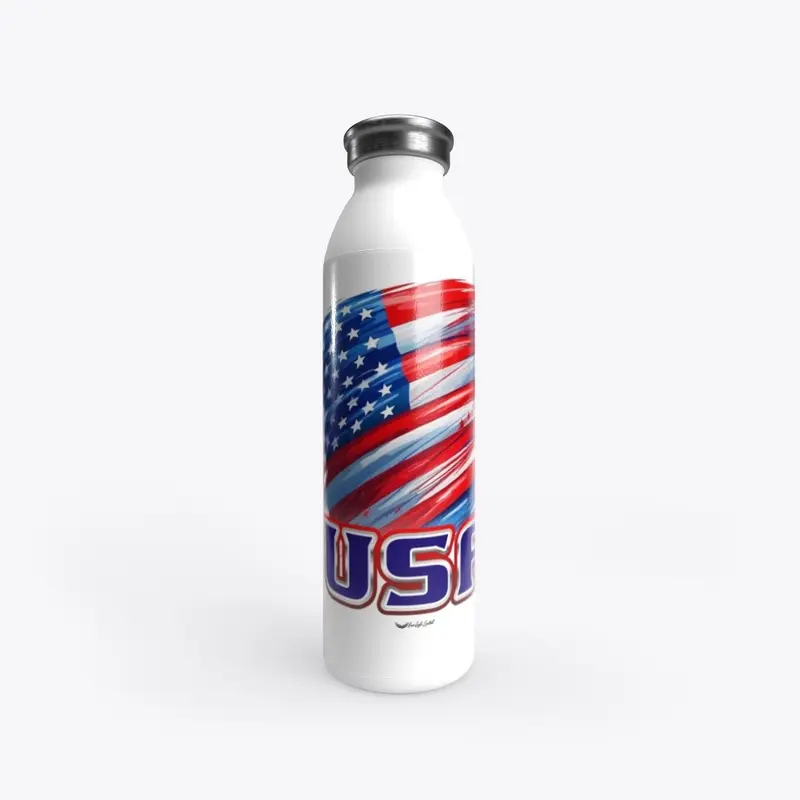 USA AMERICAN FLAG Water Bottle